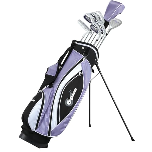 Confidence Golf Lady Power Hybrid Club Set and Stand Bag, Complete